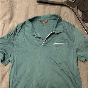 Banana Republic Teal Polo Shirt